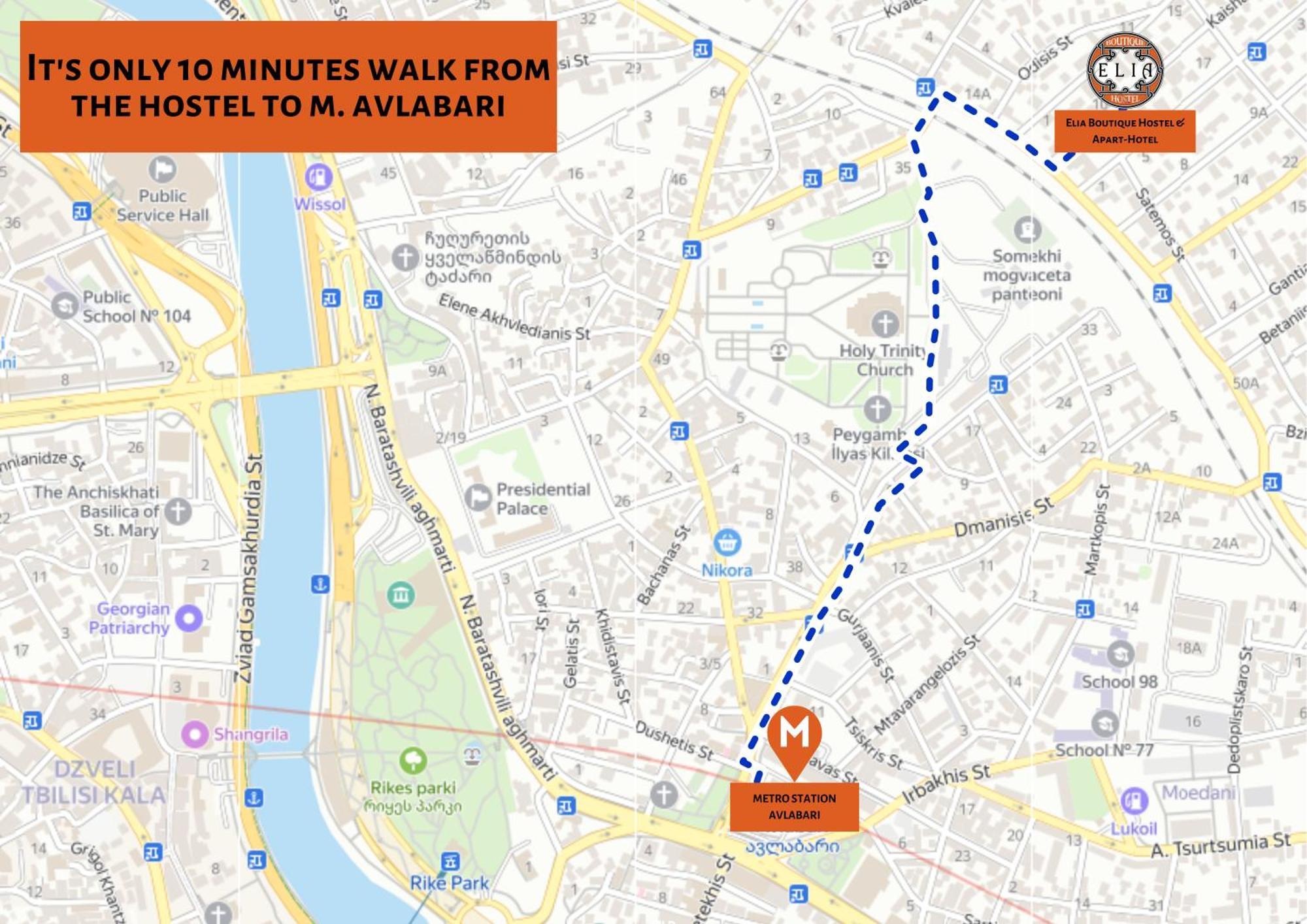Elia Boutique Hostel & Apart-Hotel Tbilisi Ngoại thất bức ảnh